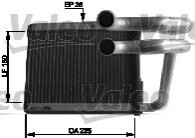 Радіатор обігрівача Valeo 812434