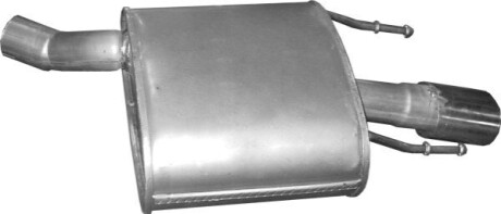 Алюм глушник. сталь, задн. частина Opel Insignia 2.0 CDTi (17.351) POLMOSTROW 17351 (фото 1)