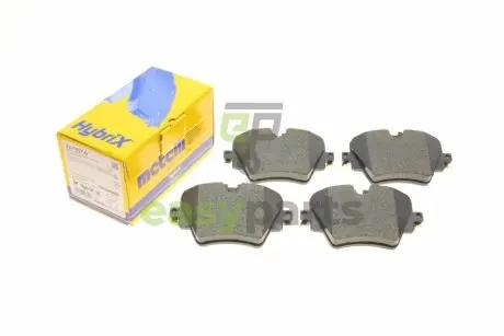 Колодки гальмівні (передні) BMW 2 (F45/F46)/5 (G30/F90)/X1(F48)/X2 (E39)/X3 (G01/F97) 13- Metelli 22-1037-0