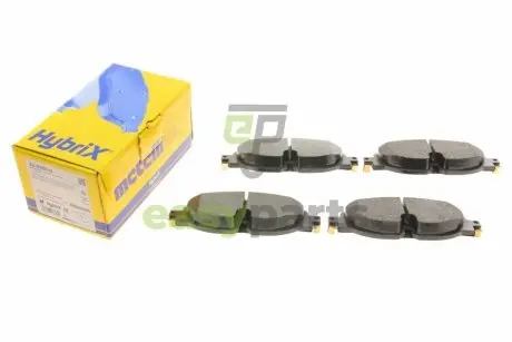 Колодки гальмівні (передні) Audi A1/Q3 18-/Skoda Octavia/VW Golf/Caddy/Touran/Passat 12- Metelli 22-0950-0