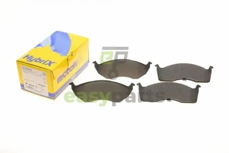 Колодки гальмівні (передні) Chrysler Neon 94-06/Voyager/Grand Voyager III/Dodge Caravan 95-01 Metelli 22-0356-0