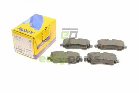 Колодки гальмівні (передні) MB Vaneo (W414) 02-05 Metelli 22-0310-1