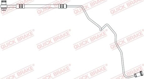 Шланг гальмівний (задній) VW Polo/Skoda Fabia 14- QUICK BRAKE 96.019X