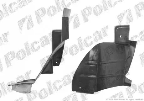 Подкрылок правый Polcar 6042FP-2