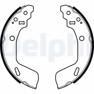 Гальмiвнi колодки барабаннi Delphi LS2073