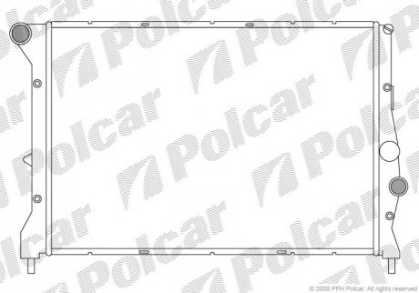 Радиатор охлаждения Polcar 1404082X (фото 1)