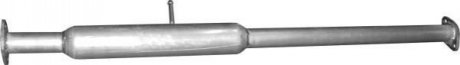 Алюм глушник. сталь, середн. частина Kia Sportage 2.0 CWT 07/10- / Hyundai IX35 (POLMOSTROW 4765 (фото 1)