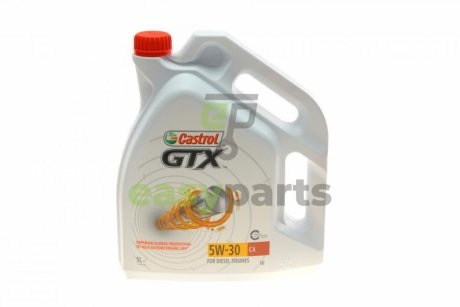 Олива моторна GTX 5W-30 C4 (5 Liter) CASTROL 15901B (фото 1)
