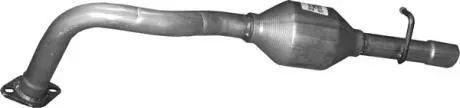 Алюм глушник. сталь, задн. частина Toyota Yaris 1.3i 16V (26.60) POLMOSTROW 2660