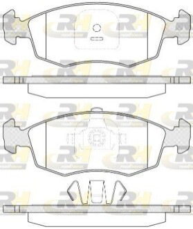 Тормозные колодки дисковые ROADHOUSE 2172.35