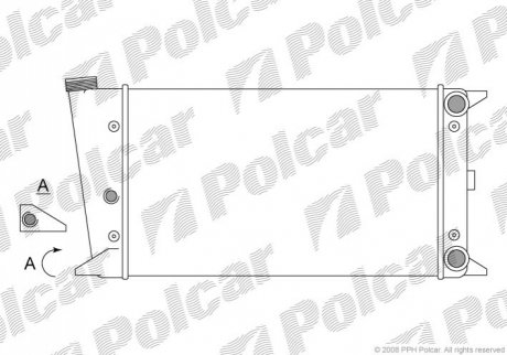 Радиатор охлаждения Polcar 953108-6