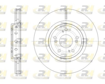Тормозной диск ROADHOUSE 61658.10
