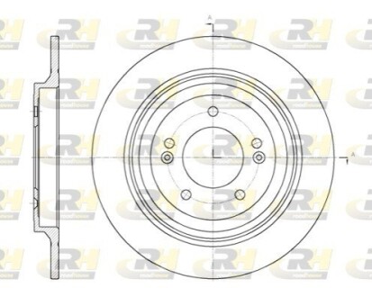 Гальмівний диск ROADHOUSE 61780.00
