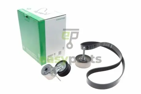 Комплект ременя генератора Audi A4/A6/Q5/Q7 3.0TFSI/VW Touareg 3.0 V6 TSI Hybrid 10-18 (7PK1272) INA 529 0245 10
