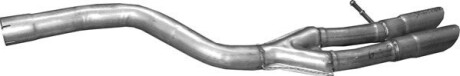Глушитель алюм. сталь, выпускн. труба VW Passat B7 2.0 TDi 04/11-06/15 (30.160) POLMOSTROW 30160