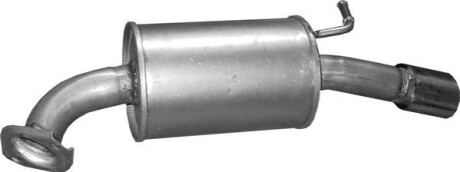 Глушитель алюм. сталь, задн. часть Lexus RX 300 3.0i (44.02) POLMOSTROW 4402 (фото 1)