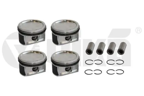 Комплект поршней с кольцами (комплект на двс) 1,6L mot.CFNA,CLRA,CLSA VW Jetta (Vika K11778901