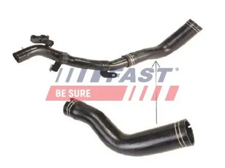 Патрубок інтеркулера Fiat Doblo 1.3D/1.3JTD 16V 06- FAST FT61719
