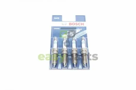 Свічка запалювання Renault Clio III 1.2 16V 05- (к-кт 4 шт) BOSCH 0 242 140 802