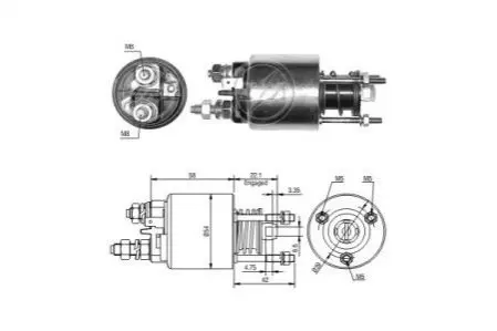 Втягуюче реле стартера ZM ZM6595