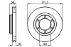 Диск гальмівний BOSCH 0986478580 (фото 1)