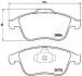 RENAULT гальмівні колодки передн. Megane III, SCENIC 09- JAPANPARTS PA-0704AF (фото 2)