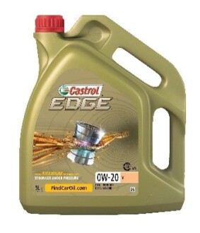 Масло двигателя 0w20 Edge Professional (Volvo C5) 5л CASTROL 15DA9B