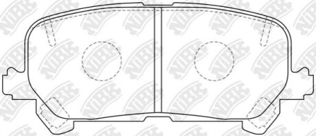 Колодки гальм. MDX/PILOT RR 14- NiBK PN0646