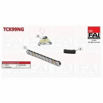 К-кт ланцюг ГРМ Fiat/Ford/PSA 2.0Jtd/2.0Tdci/2.0Hdi FAI TCK99NG