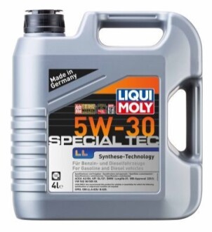 Олива моторна Special Tec LL 5W-30 4л LIQUI MOLY 2339