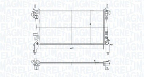 Радиатор охлаждения MAGNETI MARELLI BM1726