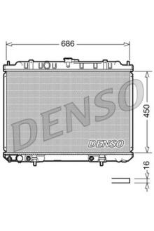 Радіатор охолоджування DENSO DRM46008
