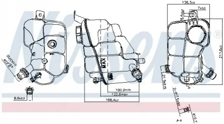 Бачок розширювальний NISSENS 996230