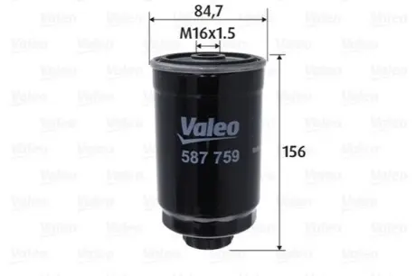Фільтр паливний Jeep Wrangler/Dodge Nitro 2.8CRD 07- Valeo 587759