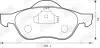 RENAULT гальмівні колодки передні Laguna II,III,Megane II,Scenic II 1.5dCi/2.0 16V 01- Jurid 573016J (фото 2)