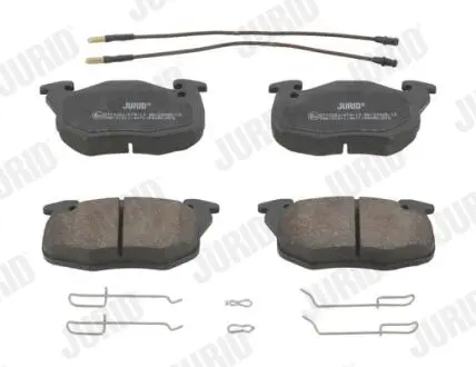 PEUGEOT гальмів.колодки передн.106,205,305,309,405,Renault 11,19,21,Clio,Rapid,Super 5 Jurid 571332J