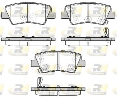 Тормозные колодки дисковые ROADHOUSE 21807.02 (фото 1)