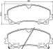 Колодки тормозные дисковые передние Nissan X-Trail III (T32) (13-)/Renault Koleo NISSHINBO NP2060 (фото 1)