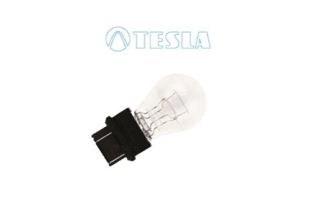 Лампа накала 12VP27/7W 12V, W2,5x16q (кратно 10) BLATNA TESLA B77301