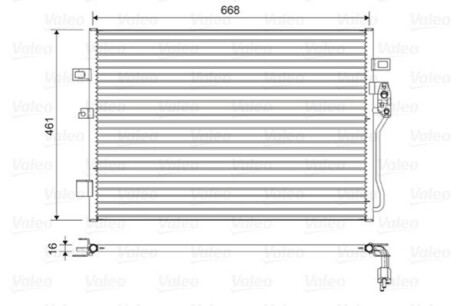 Радіатор Valeo 822625