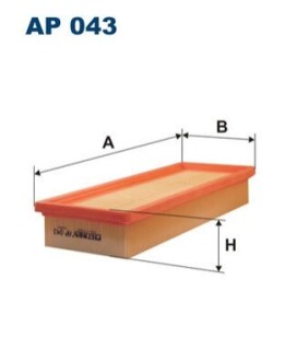 Фільтр повітряний FILTRON AP043