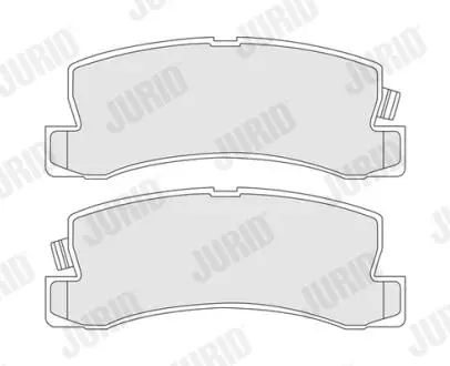 TOYOTA Тормозные колодки задн.Camry,Avensis,Carina II,E,Corolla,Lexus ES,RX Jurid 572188J