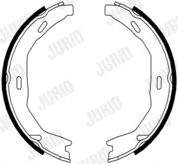 DB щоки ручного гальм. C204 07- Jurid 362561J