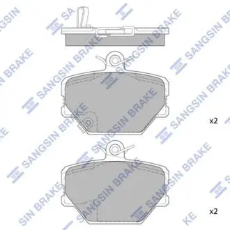 Тормозные колодки Hi-Q (SANGSIN) SP1674