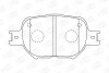 Колодки тормозные дисковые передние TOYOTA CALDINA Estate (_T24_) 02-07, CELICA CHAMPION 572517CH (фото 2)