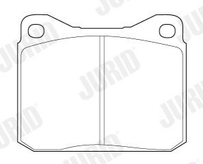 Гальмівні колодки передні VW LT (1989->) Jurid 571255J