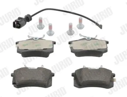 VW гальмівні колодки задн.Audi,Seat,Skoda Fabia,Polo 01- Jurid 573112J