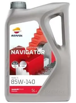 Фото rp navigator hq gl-5 85w-140 5x5l Repsol RPP4005MFA RP NAVIGATOR HQ GL-5 85W-140 5x5L Repsol RPP4005MFA