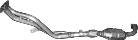 Труба приемная нержавеющая сталь (катализатор) Opel Omega B 2.0 POLMOSTROW 99133
