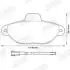 Колодки гальмівні дискові FIAT Panda 03- Jurid 573267J (фото 2)
